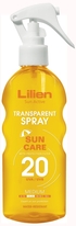 Lilien Sun Active transparentní sprej na opalování OF 20 - 150 ml