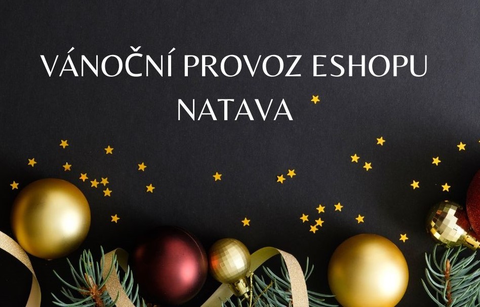 Vánoční provoz eshopu natava.cz